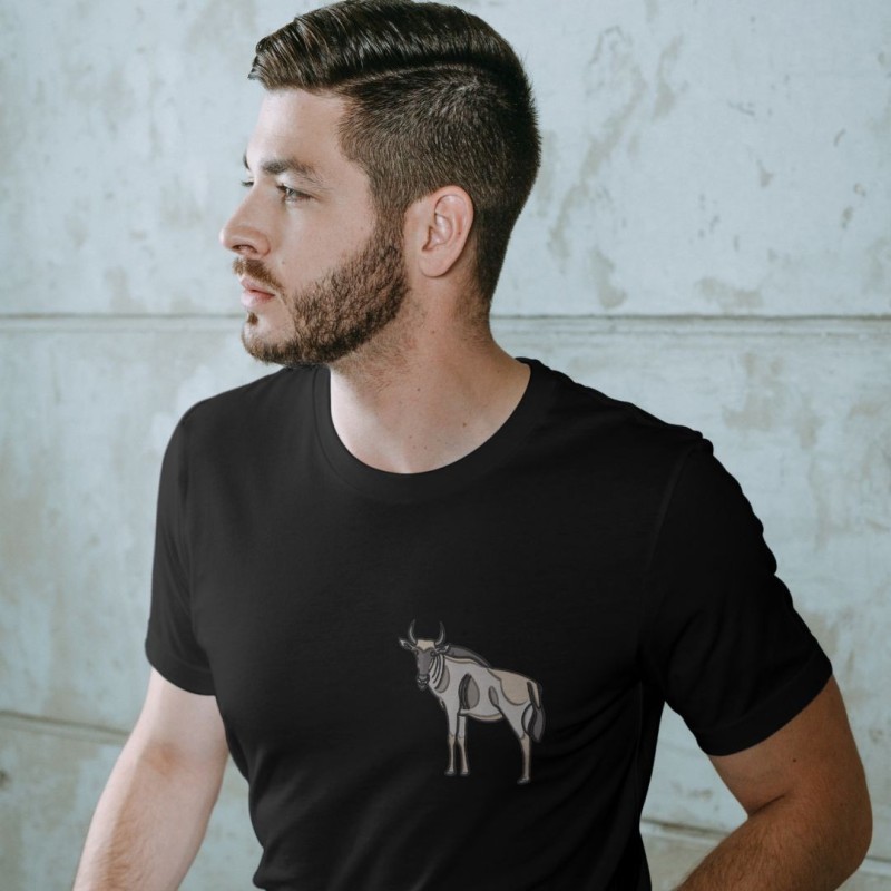 Embroidered Unisex's Shirt ''Gnu''