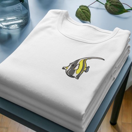 Embroidered Women's Shirt ''Angelfish''