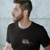 Chandail brodé Unisexe ''Lézard à collerette''