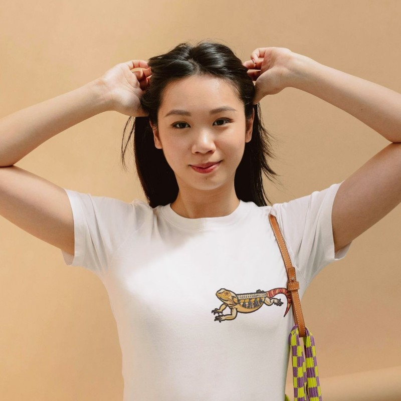 Embroidered Unisex's Shirt ''Bearded Dragon''