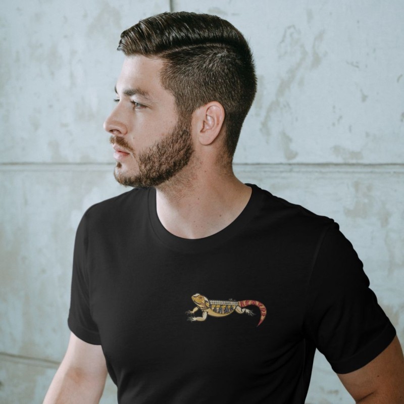 Embroidered Unisex's Shirt ''Bearded Dragon''