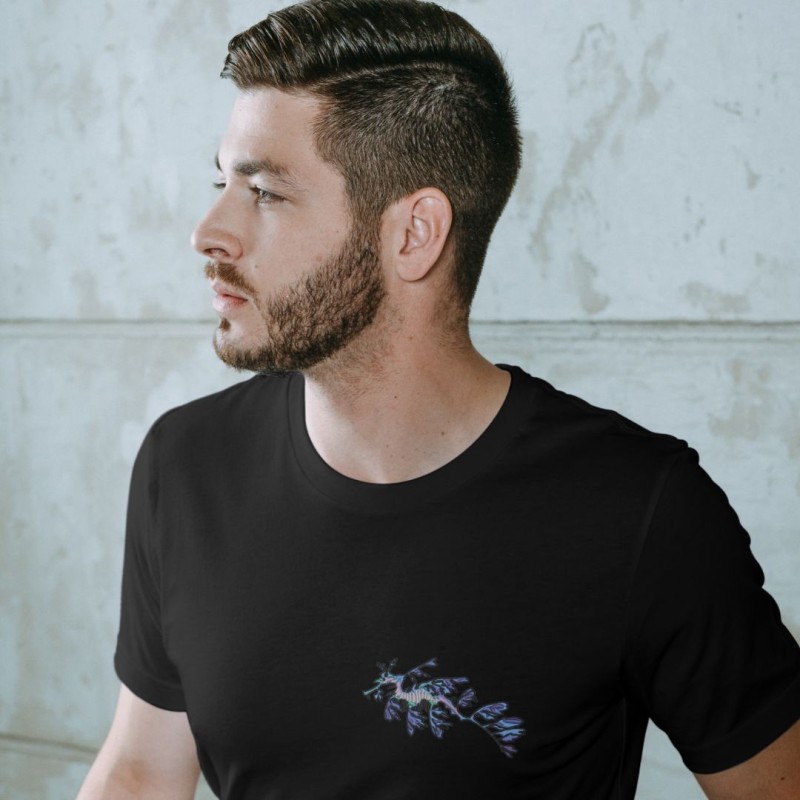 Embroidered Unisex's Shirt ''Leafy Seadragon''