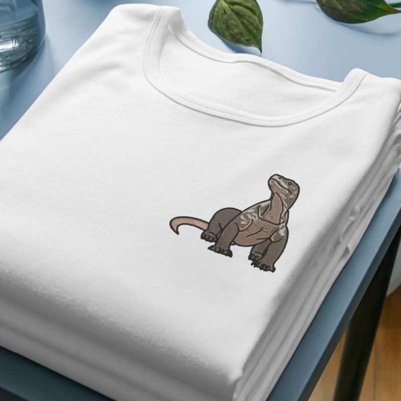 Embroidered Unisex's Shirt ''Komodo Dragon''