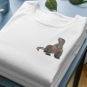 Chandail brodé Unisexe ''Dragon de Komodo''