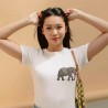 Chandail brodé Femme ''Éléphant''