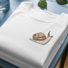 Embroidered Unisex's Shirt ''Snail''