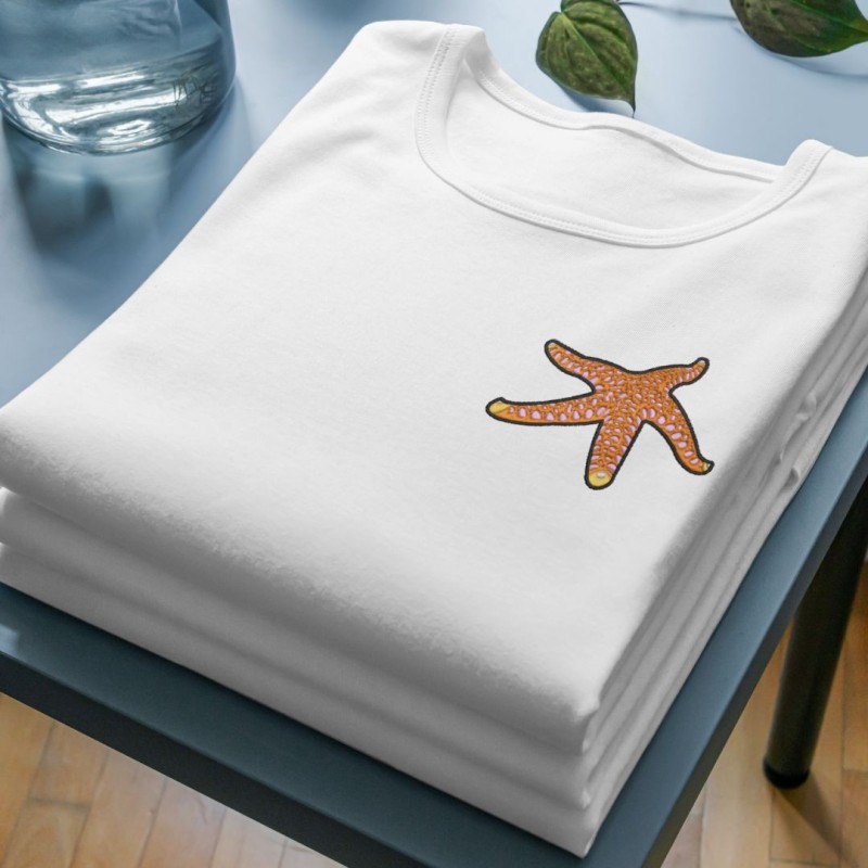 Chandail brodé Unisexe ''Étoile de mer''