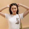 Chandail brodé Femme ''Fennec''