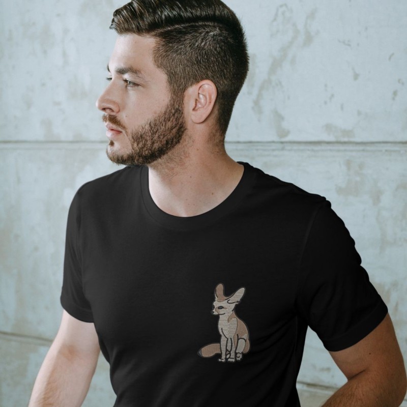 Embroidered Unisex's Shirt ''Fennec Fox''