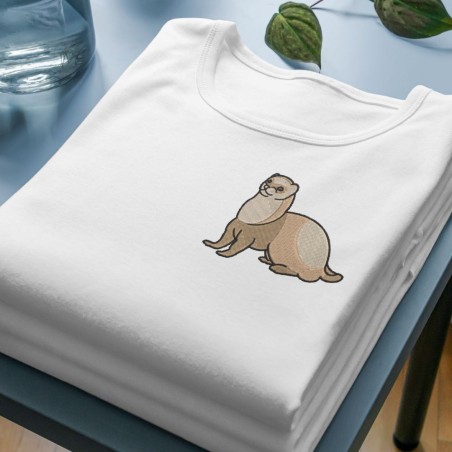 Embroidered Unisex's Shirt ''Ferret''