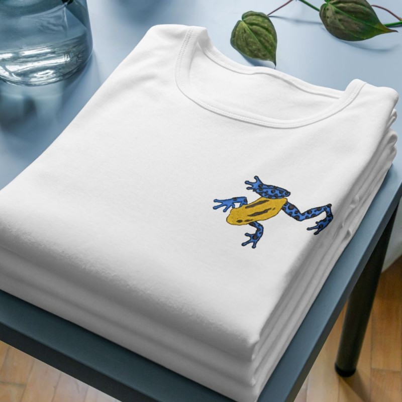Chandail brodé Femme ''Grenouille''