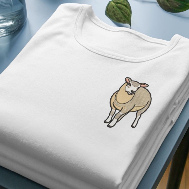 Embroidered Women's Shirt ''Sheep''