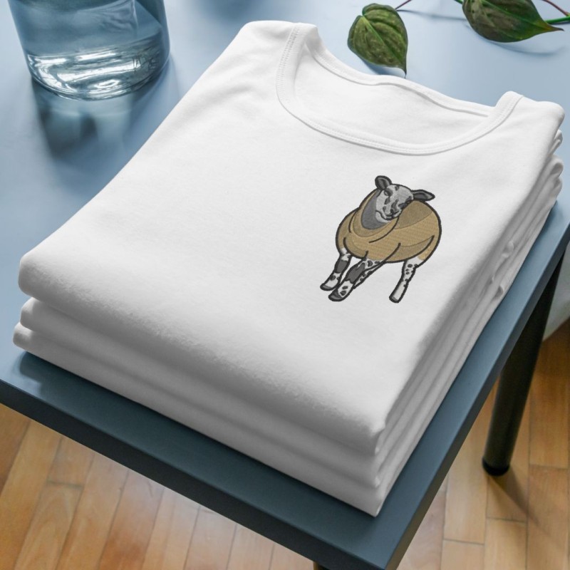 Embroidered Unisex's Shirt ''Sheep''