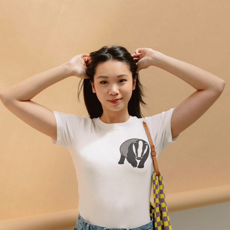 Embroidered Women's Shirt ''Badger''