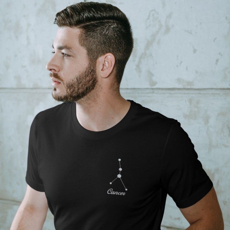 Embroidered Unisex's Shirt ''Cancer''