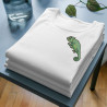 Chandail brodé Unisexe ''Caméléon casqué''