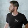 Chandail brodé Unisexe ''Cheval - Robe tachetée''