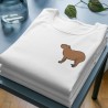 Embroidered Women's Shirt ''Capybara''