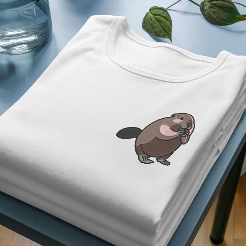 Embroidered Women's Shirt ''Beaver''