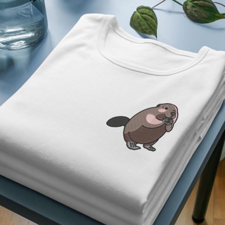 Embroidered Women's Shirt ''Beaver''