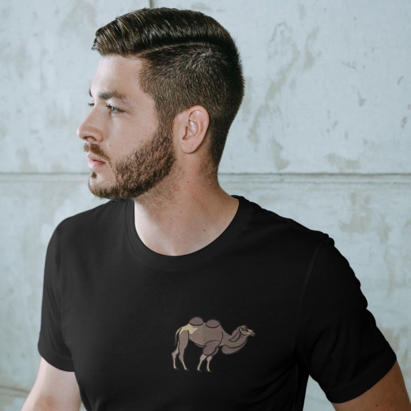 Embroidered Unisex's Shirt ''Camel''