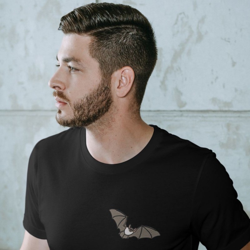 Embroidered Unisex's Shirt ''Bat''