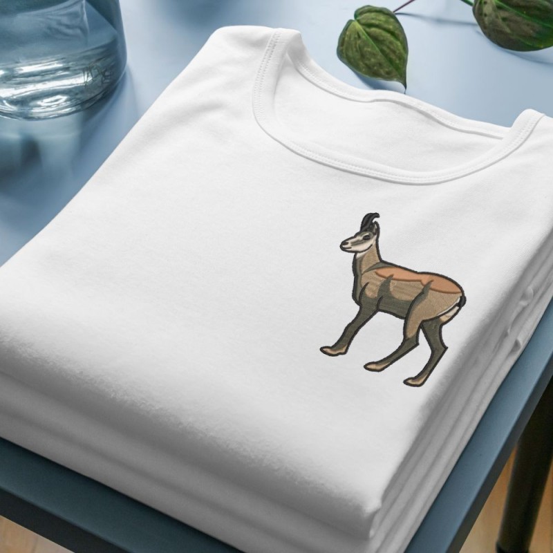 Chandail brodé Unisexe ''Chamois''