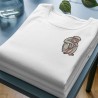 Embroidered Women's Shirt ''Chimpanzee''