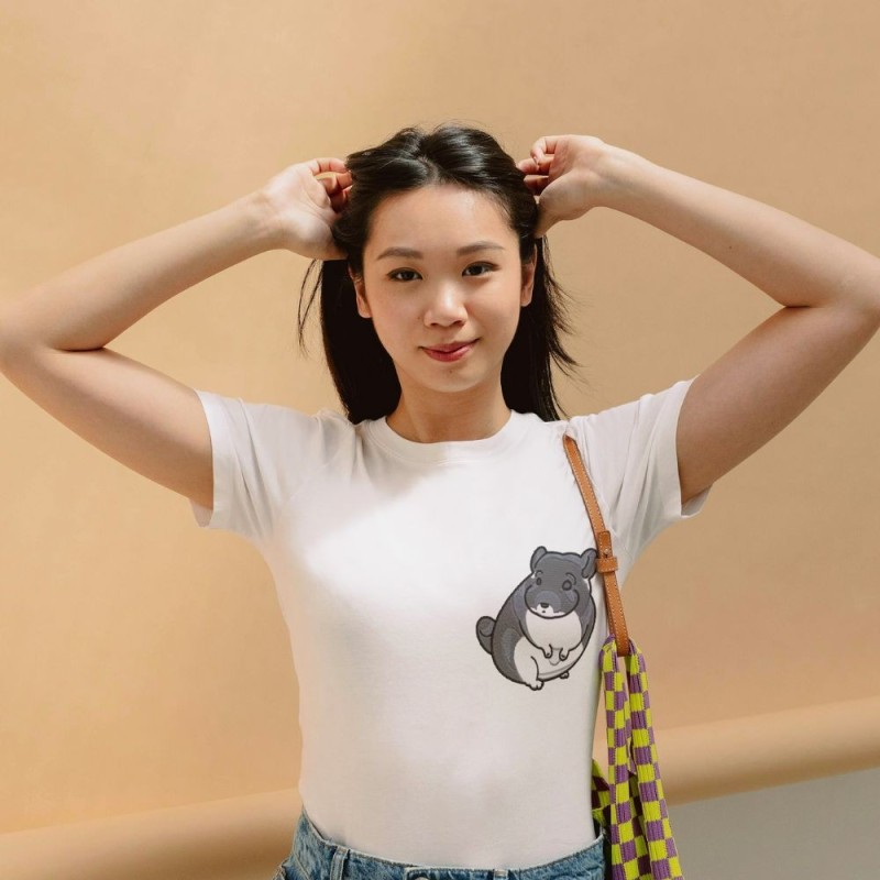Embroidered Women's Shirt ''Chinchilla''