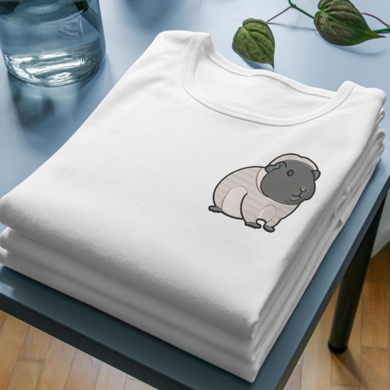 Chandail brodé Femme ''Cochon d'Inde''