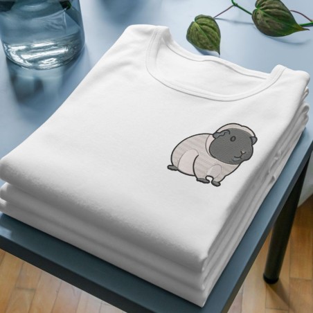 Embroidered Women's Shirt ''Guinea Pig''