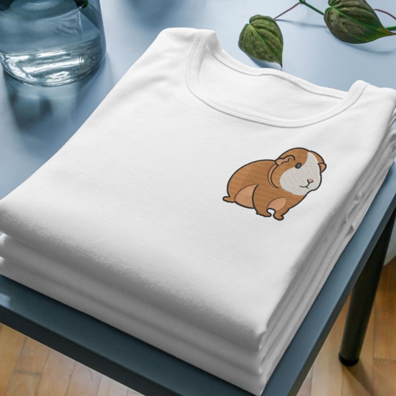 Chandail brodé Femme ''Cochon d'Inde''