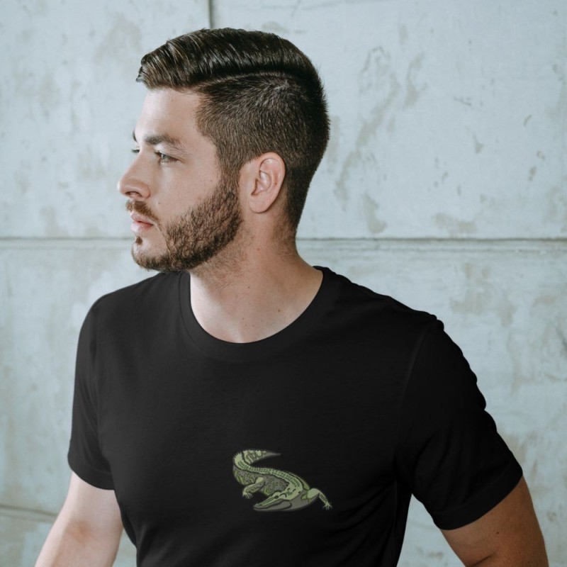 Embroidered Unisex's Shirt ''Crocodile''