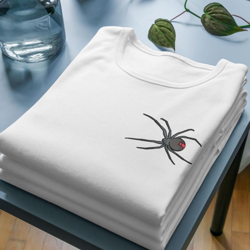 Embroidered Women's Shirt ''Black Widow''