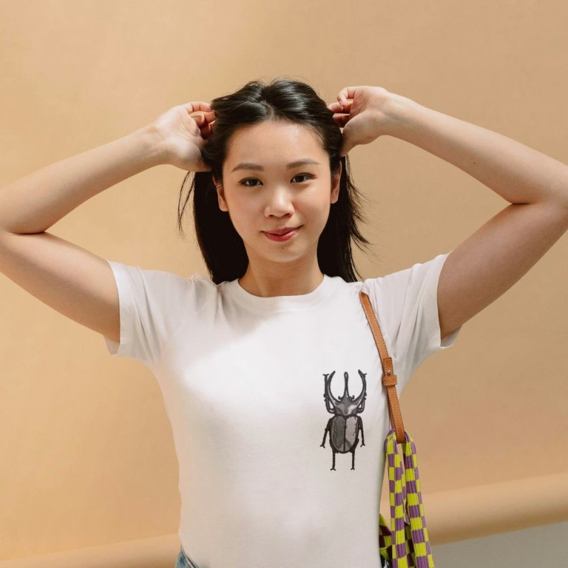 Embroidered Unisex's Shirt ''Rhinoceros Beetle''