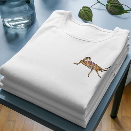 Embroidered Women's Shirt ''Grasshopper''