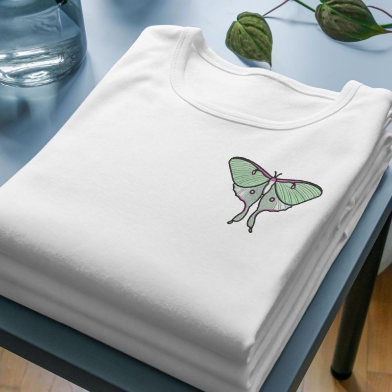 Chandail brodé Unisexe ''Papillon lune''