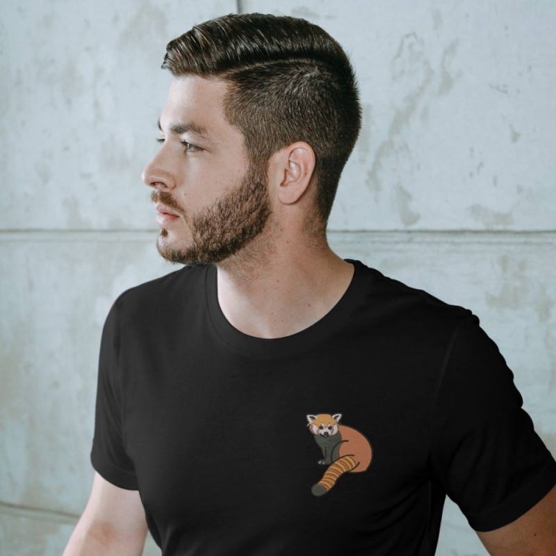 Embroidered Unisex's Shirt ''Red Panda''
