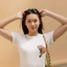 Embroidered Women's Shirt ''Red Panda''