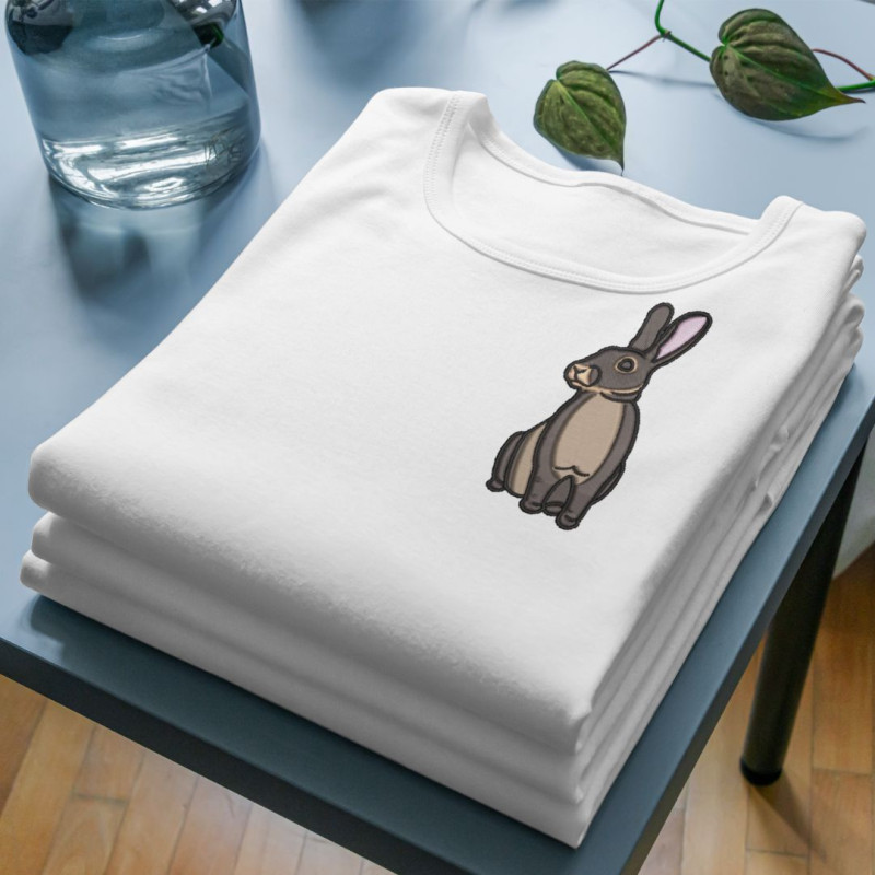 Embroidered Unisex's Shirt ''Rabbit''