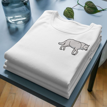 Embroidered Unisex's Shirt ''Wolf''