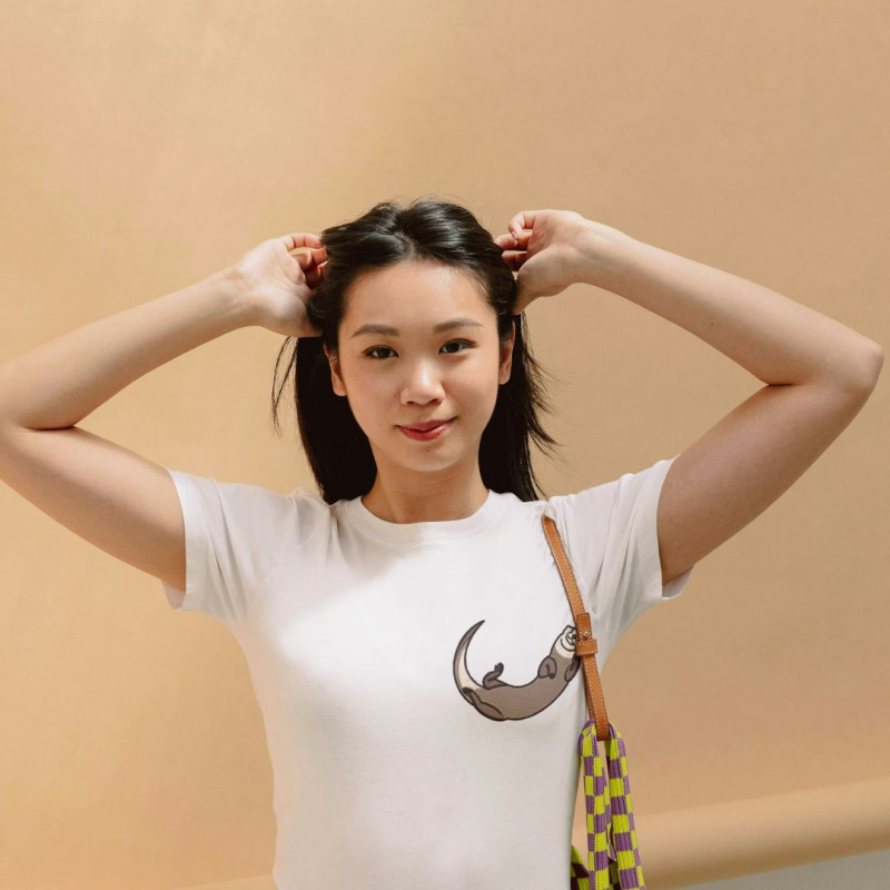Embroidered Women's Shirt ''Otter''