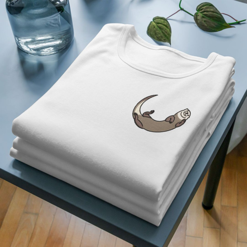 Embroidered Unisex's Shirt ''Otter''