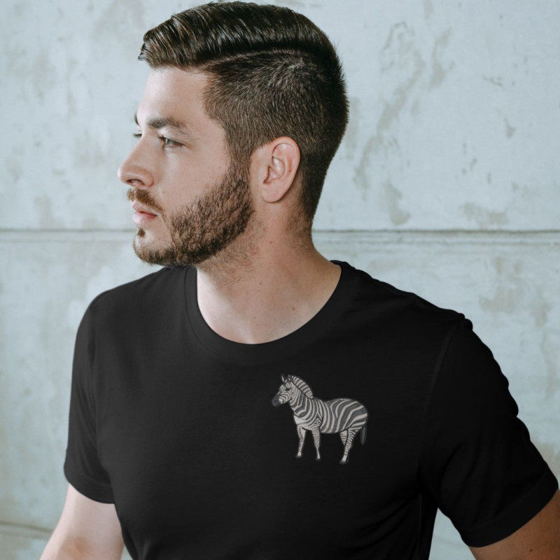 Embroidered Unisex's Shirt ''Zebra''