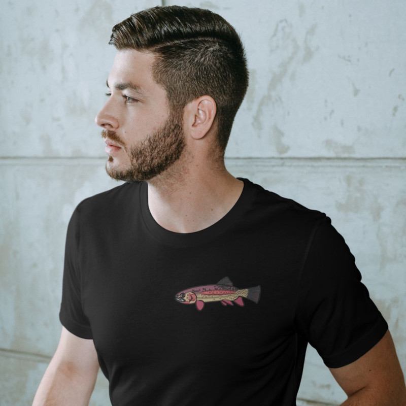 Embroidered Unisex's Shirt ''Trout''