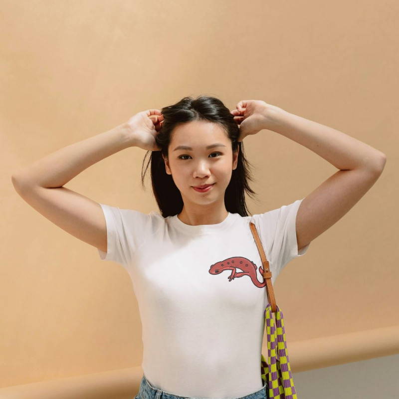 Embroidered Unisex's Shirt ''Newt''