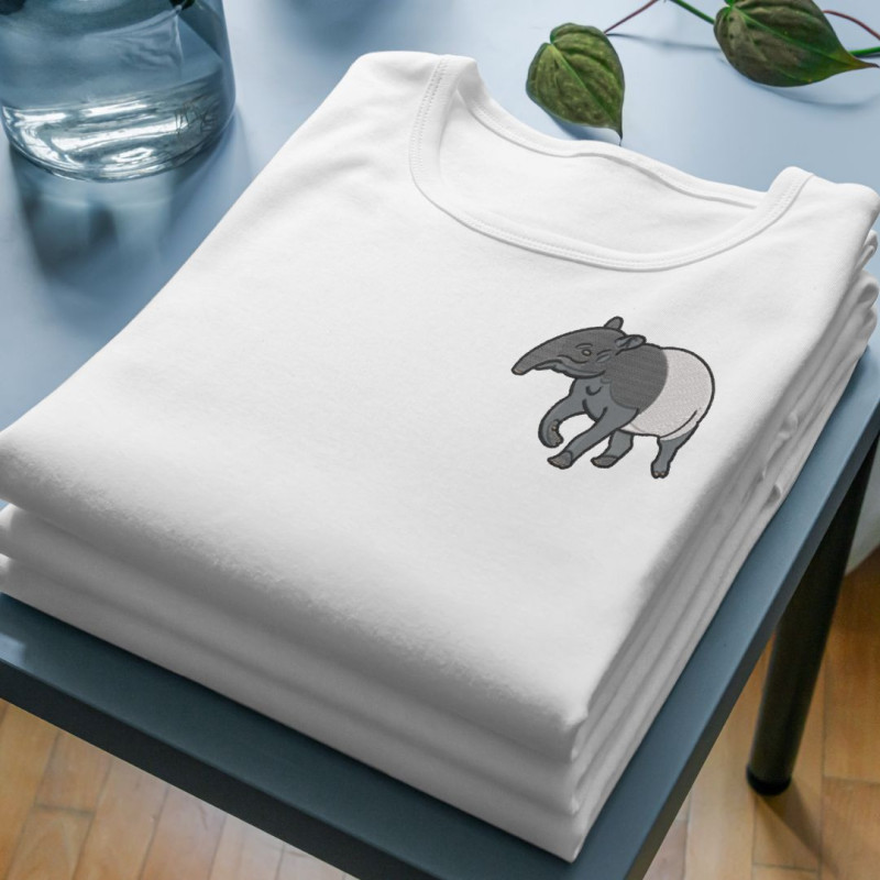 Chandail brodé Unisexe ''Tapir''