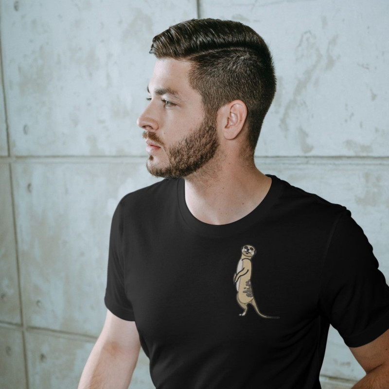 Embroidered Unisex's Shirt ''Meerkat''