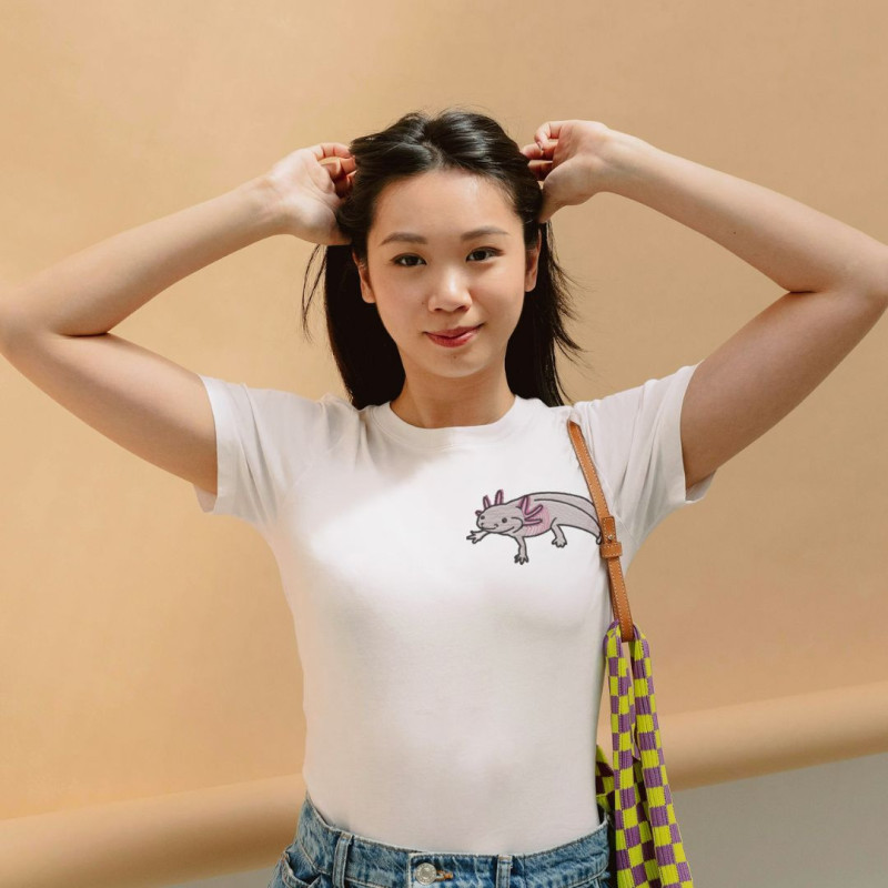 Chandail brodé Femme ''Axolotl''