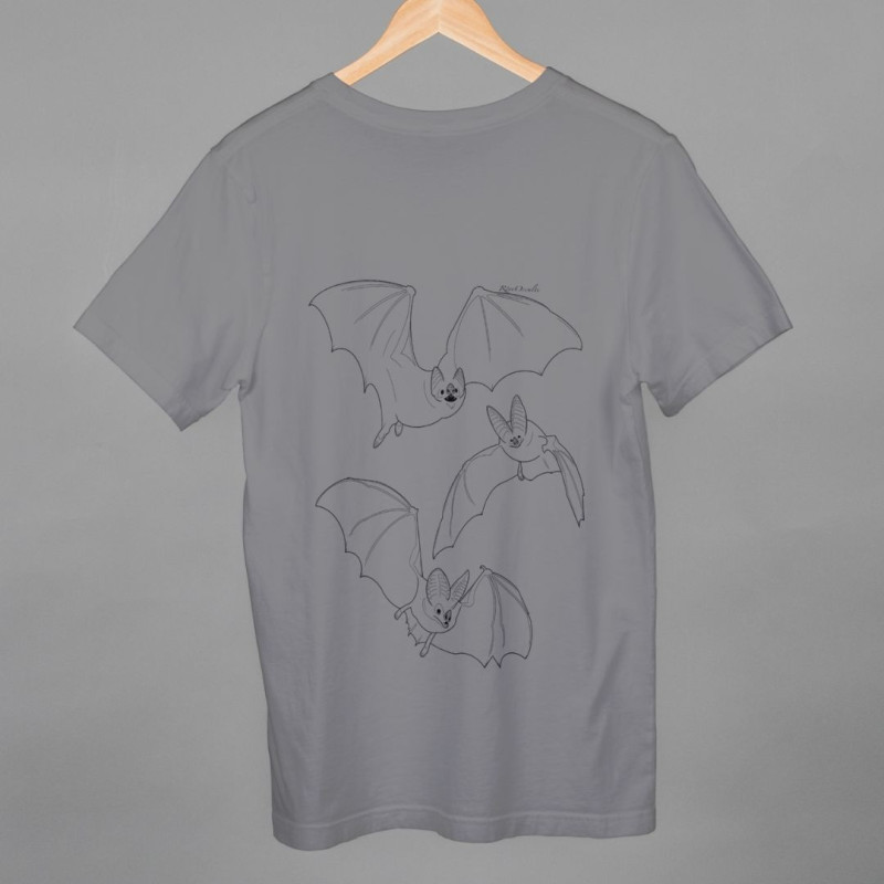 Printed Unisex's Shirt ''Spooky Bats''